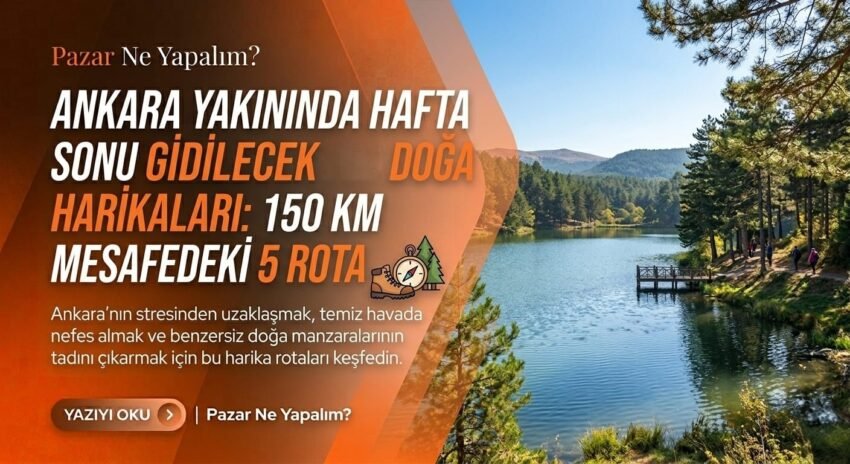 Ankara Yakınında Hafta Sonu Gidilecek Doğa Harikaları: 150 KM Mesafedeki 5 Rota