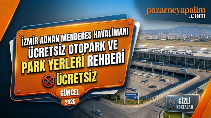 İzmir Adnan Menderes Havalimanı Ücretsiz Otopark ve Park Yerleri 2026