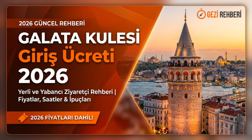 Galata Kulesi Giriş Ücreti 2026: Yerli ve Yabancı Ziyaretçi Rehberi