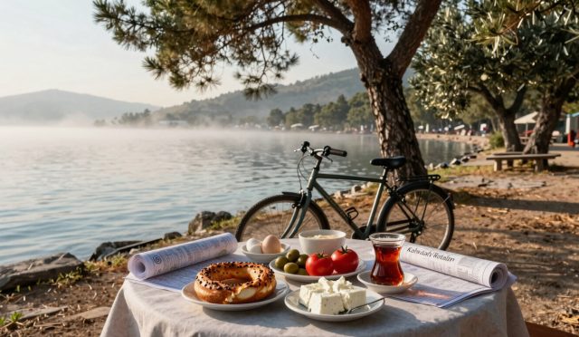 Urla’da Göl Kenarında Serinleten Sabah Kahvaltı Rotaları