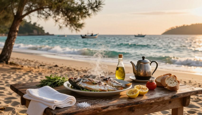 Uzunya Beach’te Taze Balık Keyfi ve Doğayla İç İçe Kahvaltı
