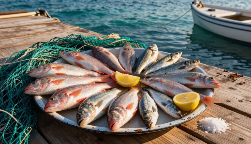Karpaz’da Deniz Kenarında Taze Balık Ziyafeti